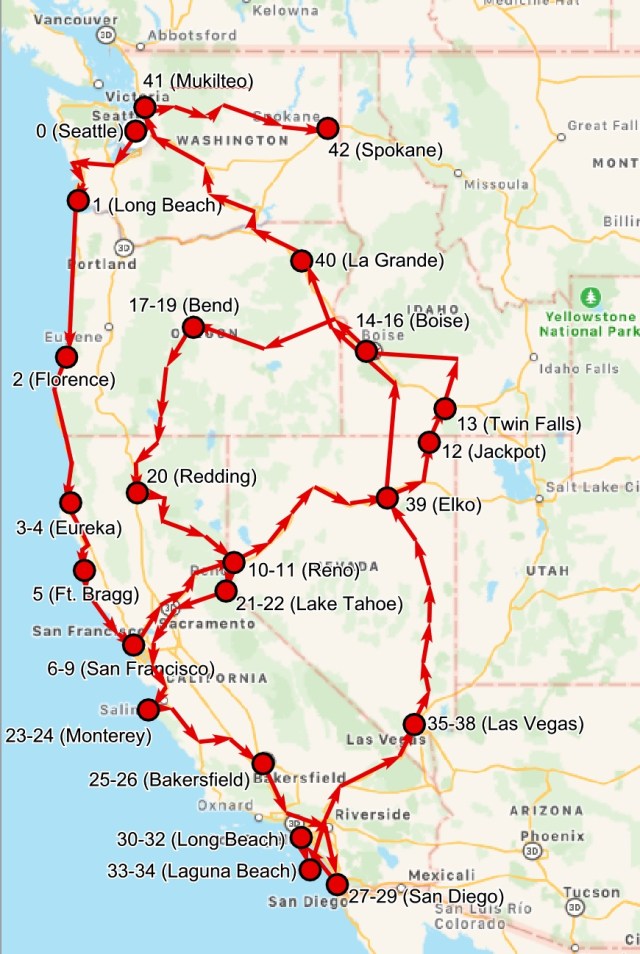 2017-07-09 Route So Far (Spokane)