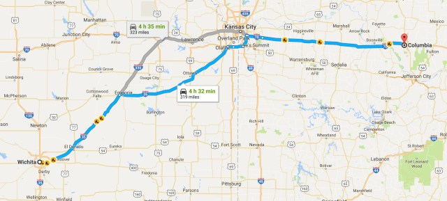 2017-08-20 Wichita to Columbia