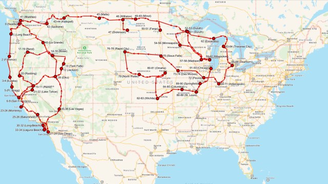 2017-08-27 Route So Far (Chicago)