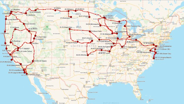 2017-09-17 Route So Far (Dover, DE)