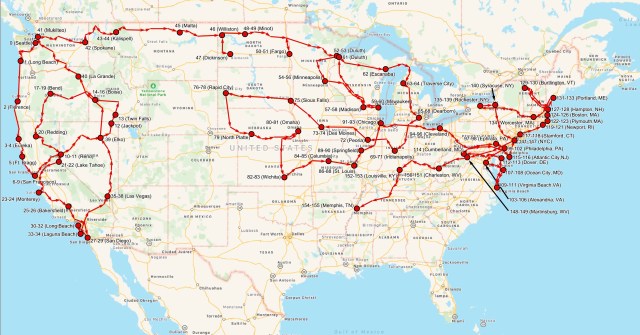 2017-10-29 Route So Far (Memphis)