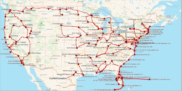 2018-03-18 Route So Far (San Antonio, TX)