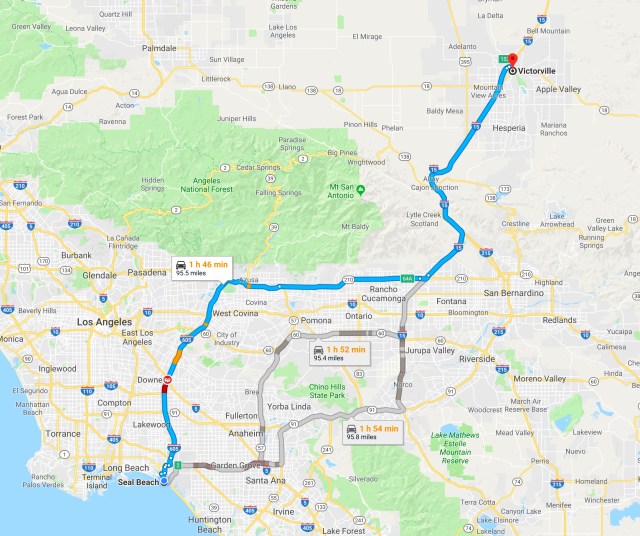 2018-03-29 Seal Beach to Victorville